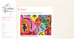 Desktop Screenshot of mymasterpieceartstudio.com